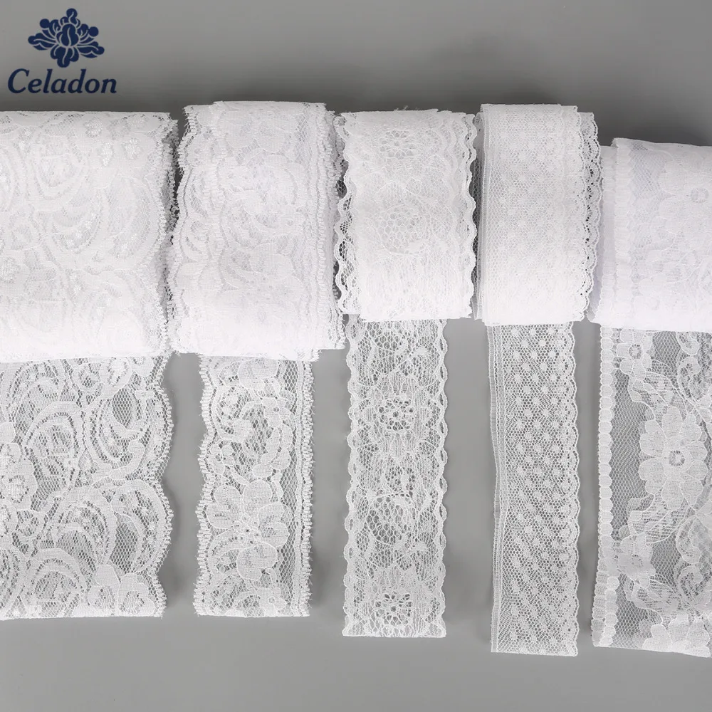 10 ярдов/партия белая фототкань 13 мм 165 мм|lace trim fabric|trim fabriclace |