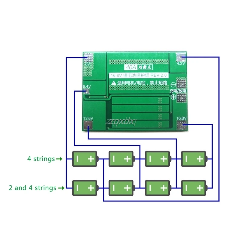 OOTDTY 4S 40A 14,8 V 16,8 V литий-ионный аккумулятор 18650 BMS Щит защиты печатной платы баланс и Прямая поставка
