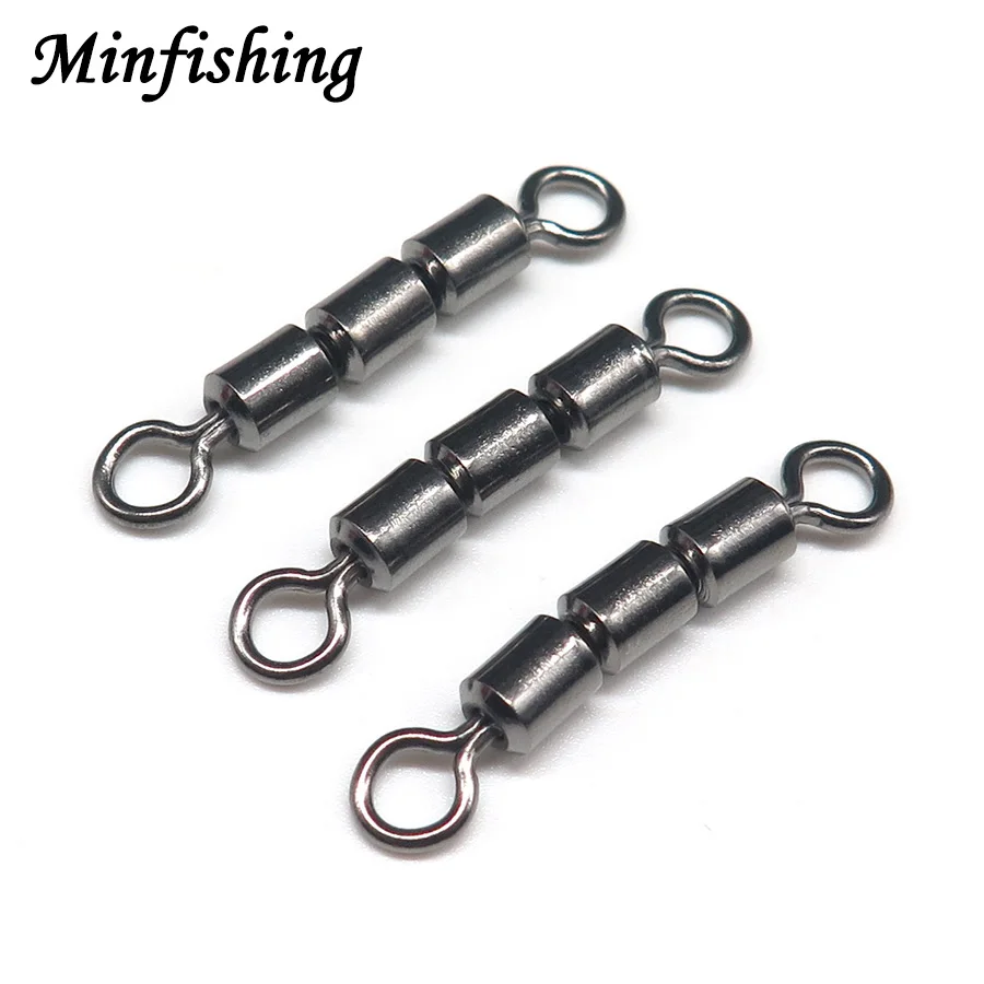 Minfishing 50 шт. Rolling поворотный MS 3 соединение шариковый подшипник рыболовный поворотный оснастка рыболовные снасти рыболовный крючок Разъем