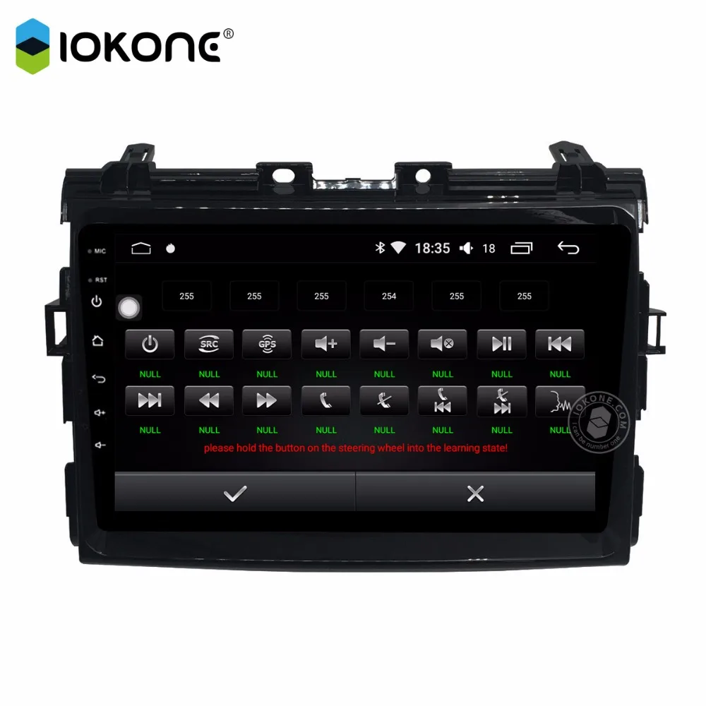 IOKONE 8 core Автомобильный мультимедийный DVD Радио 9 дюймов android 0 ips 2.5D радио 2 din стерео