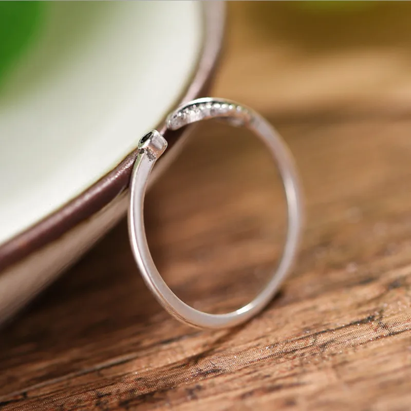 

2019 Sale New Rings Anillos Anel 100% Rings For Small Design Vintage Thai Jewelry Open Ring For Lover Best Gif