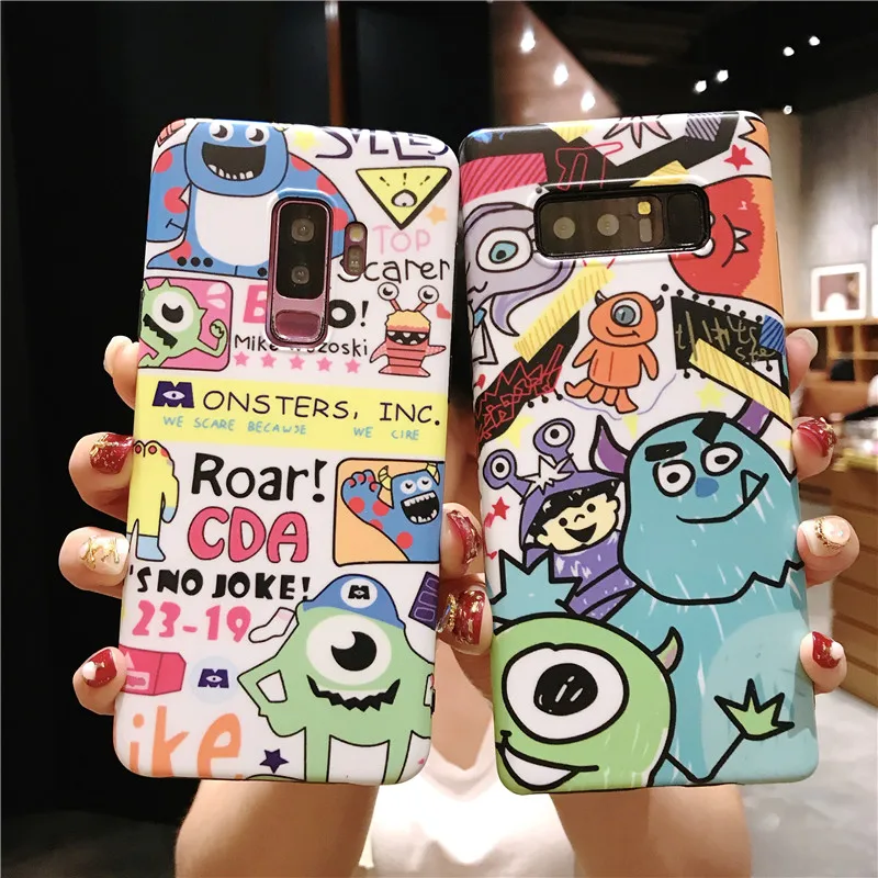 Note 9 чехол с мультяшными монстрами из университета милый мягкий Салливан для Samsung