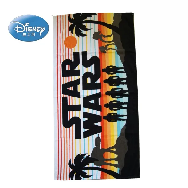 Disney мультфильм красный Минни Микки Маус замороженная ванна/бассейн/пляжное полотенце супермягкий впитыватель хлопок купальное полотенце 75x150 см - Цвет: star wars