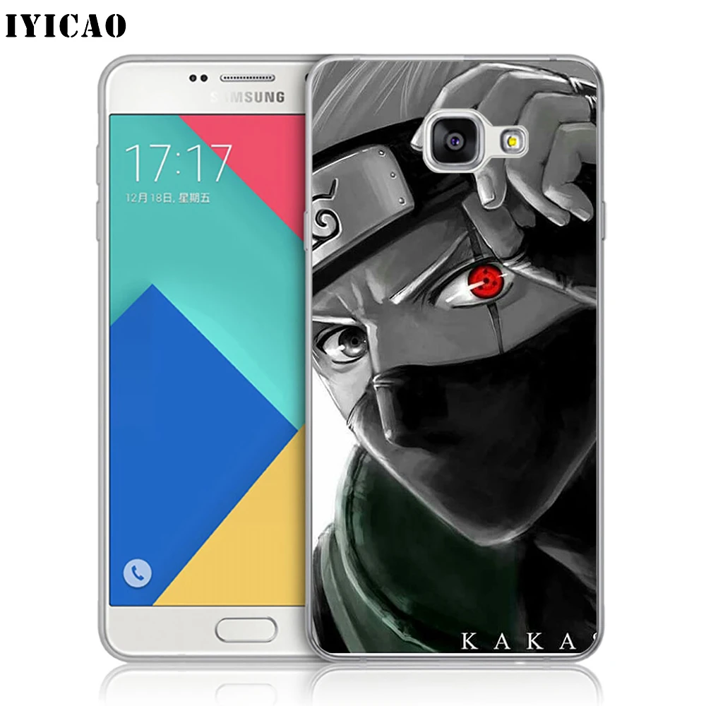 IYICAO Naruto Kakashi Guy Мягкий силиконовый чехол для телефона Samsung A10 A30 A40 A50 A70 M10 M20 M30 TPU |