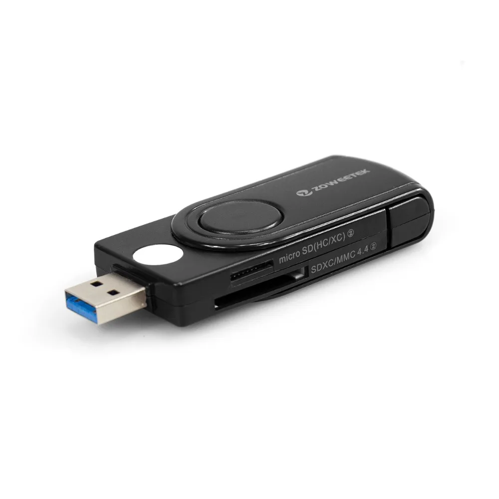 Zoweetek ZW-CR01 USB 3,0 считыватель смарт-карт памяти 4 порта слота DOD военный/CAC общий доступ/банковские карты ID/SD/Micro SD/TF карты