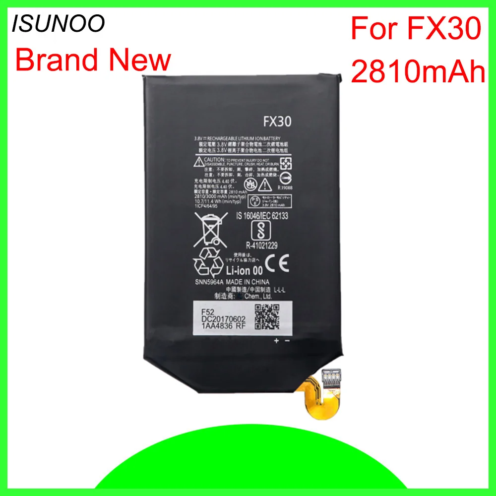 ISUNOO 10 шт./лот 2810 мАч FX30 Аккумулятор для Motorola Moto X Pure Edition Style + 2 XT1570 XT1572 XT1575
