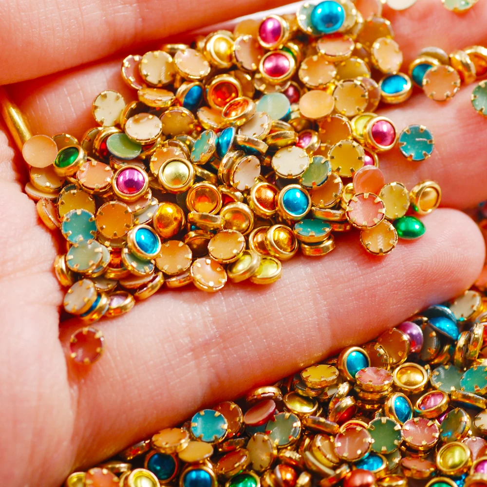 1000 шт./лот полукруглые жемчужные стразы с когтями белые бусины искусственным