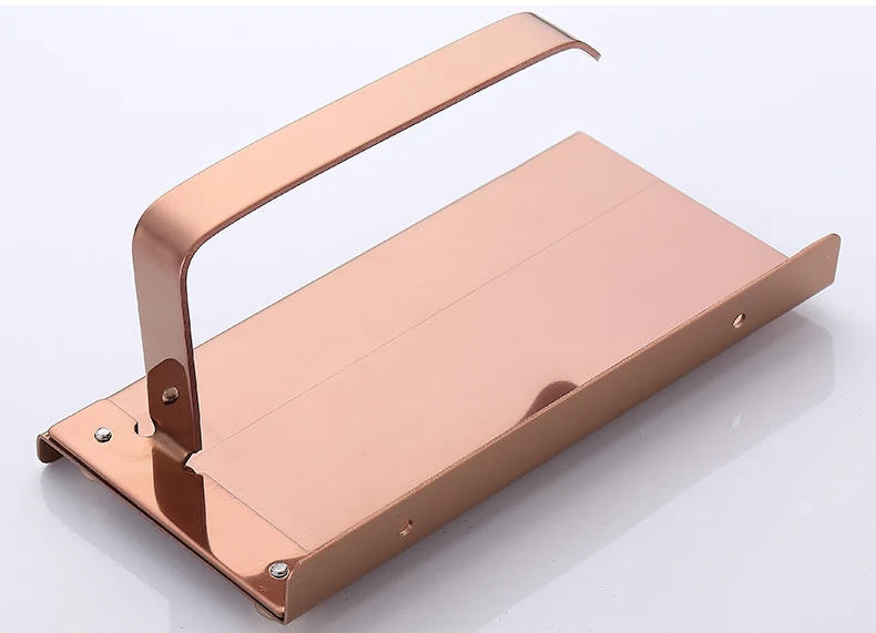 Простота Стиль цинковый сплав держатель бумаги для ванной с мобильным Телефон