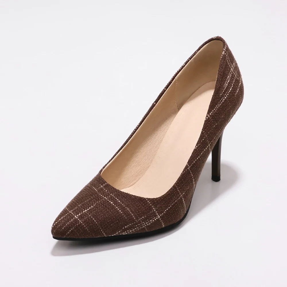 Абсолютно Новый Лидер продаж элегантные коричневые синие открытые женские туфли