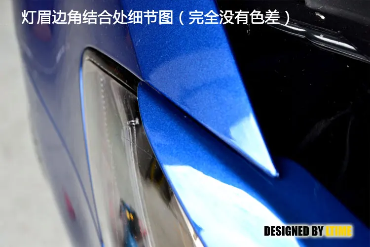 АКД углеродного волокна фары веки наклейки для автомобиля Volkswagen Golf 7/7. 5 MK7 GTI R Rline автомобиль спортивный стиль