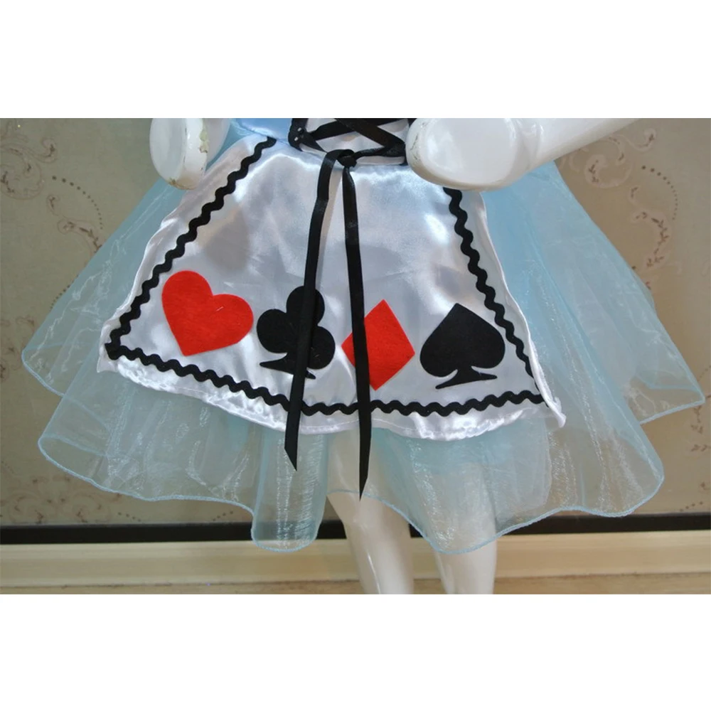 Новинка 2018 Алиса в платье из страны чудесес сценическая одежда детская