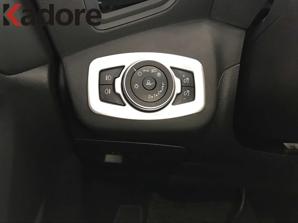 Для Ford Escape Kuga 2017 2018 2019 матовая ABS внутренняя противотуманная фара переключатель
