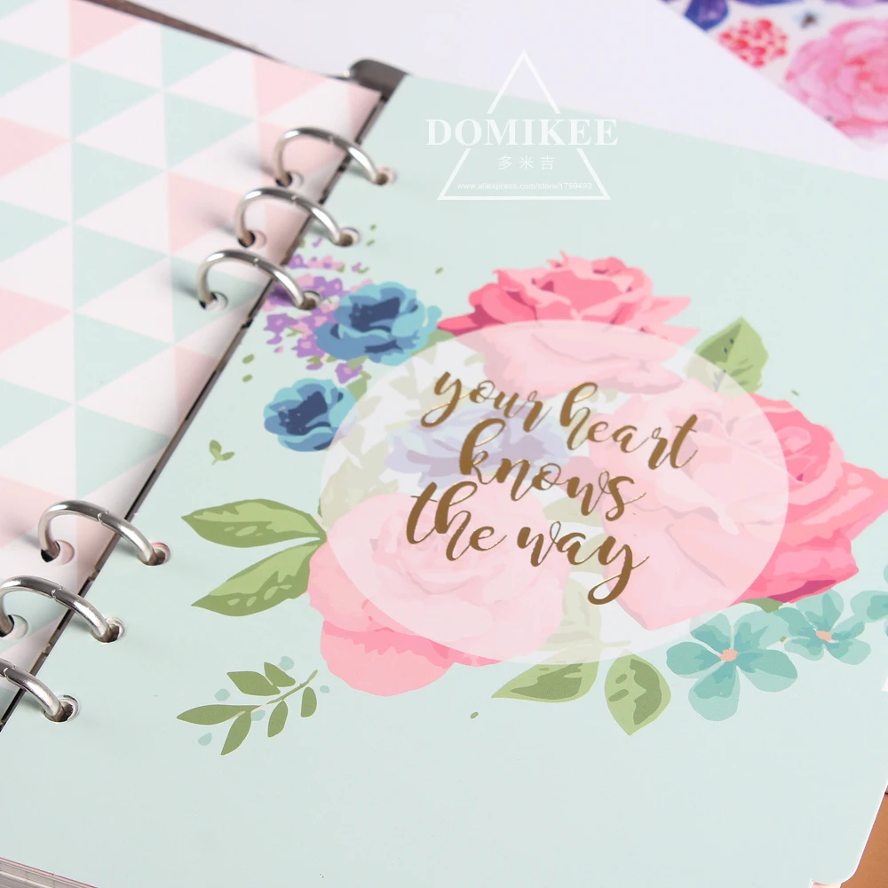 Новинка 2019 года мультяшная фотобумага для спиральных блокнотов индексная бумага