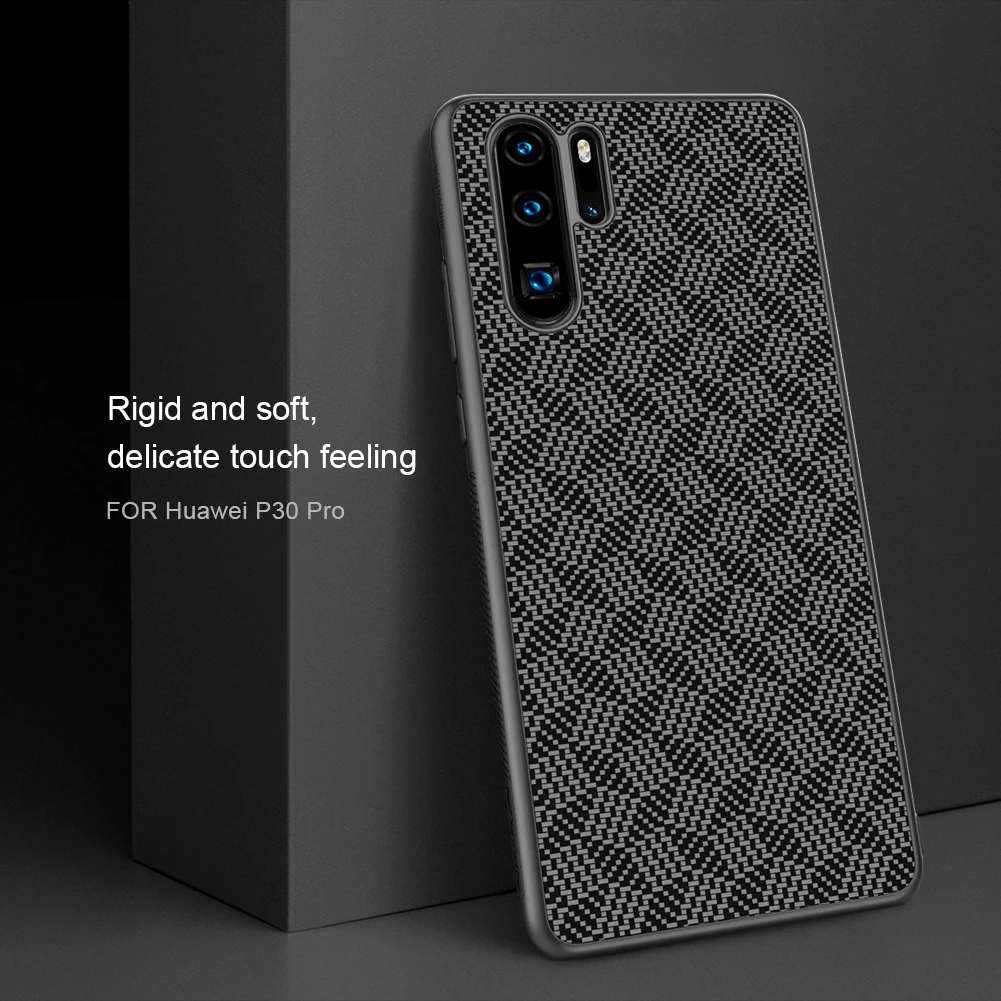 Чехол для huawei P30 Pro NILLKIN плед из синтетического волокна ТПУ Рамка+ PC задняя крышка чехол для huawei P30 Pro