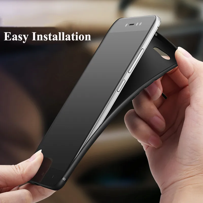 MPCQC High Quality Black Simple Design Soft Back Cover For Xiaomi Mi 5X 5S 6 Max 2 Redmi 3S 4X 4A 5 Note 3 5A Telephone | Мобильные