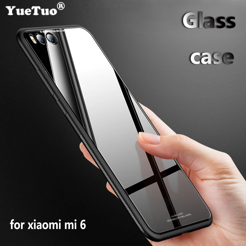 Чехол для телефона YUETUO из ТПУ с закаленным стеклом чехол xiaomi mi6 mi 6 my ksiomi xiomi