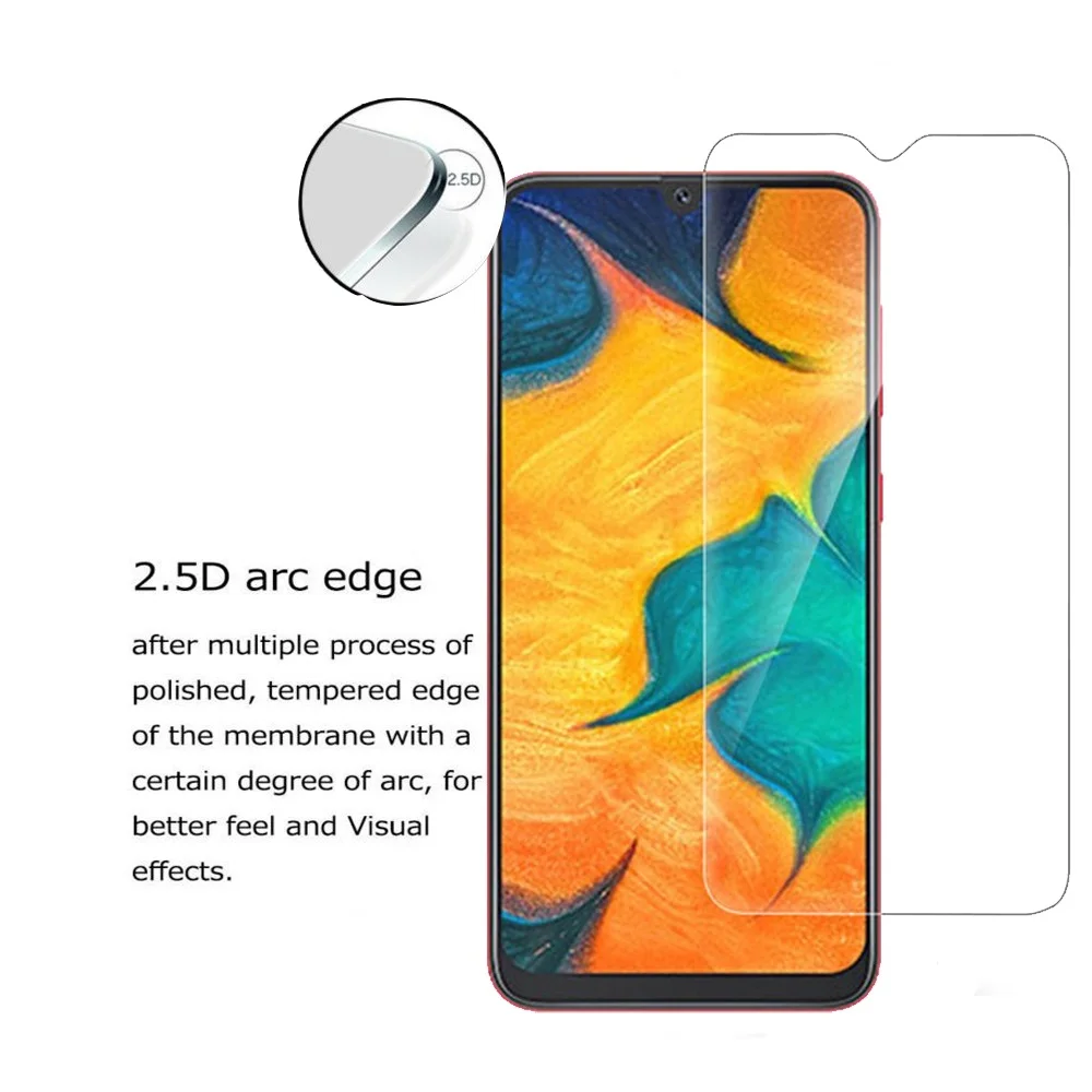 10 шт./лот для Samsung Galaxy A10 A20 A20E A30 A40 A50 A60 A70 A80 A90 прозрачная пленка из закаленного