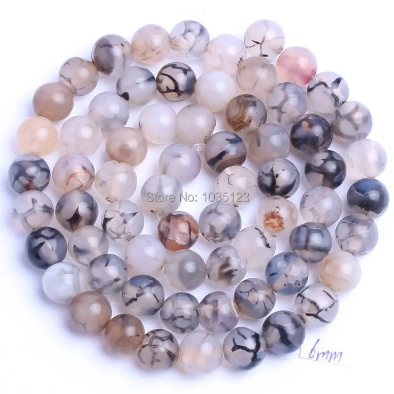 Бусины из агата 4/6/8/10/12/14 мм 15 дюймов|round shape|bead strandsagate loose bead |