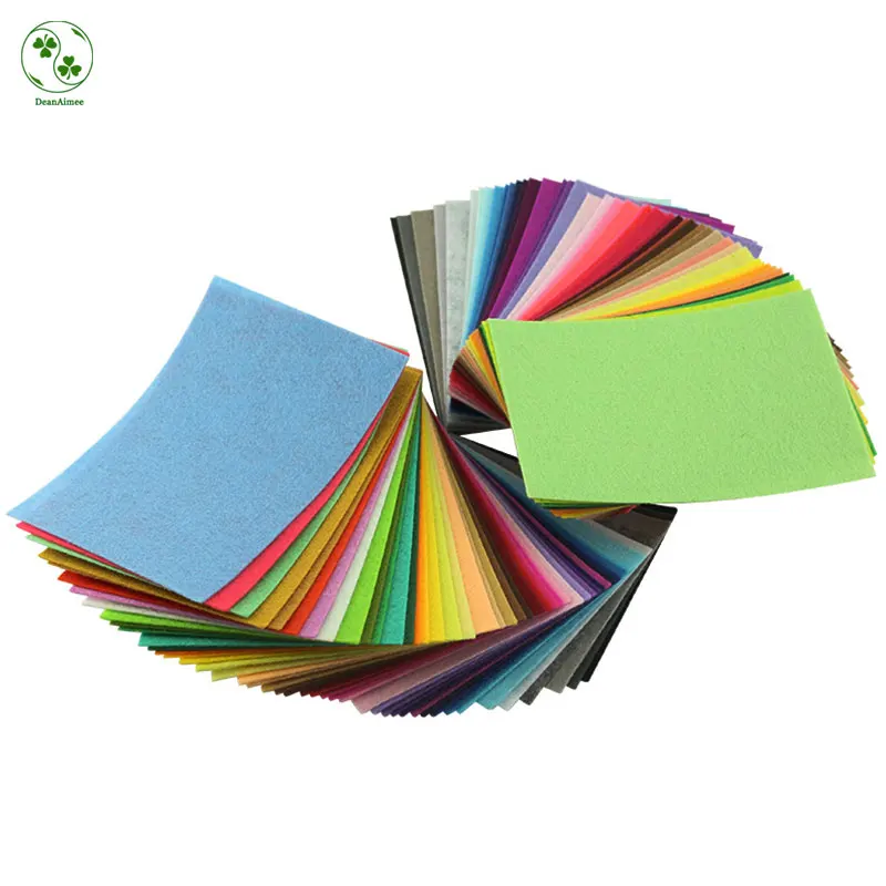 Высокое Качество 44 Цветов Войлок Ткань DIY Швейные Пакет Для Ручной Полиэстер