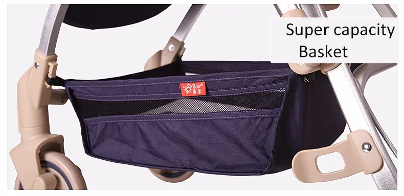 Bair baby stroller two-way ultra-light portable folding umbrella car summer Carriage Baby Pram Travel Portable Lightweight | Мать и