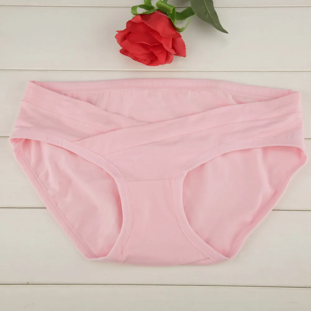 Хлопковое U образное нижнее белье с заниженной талией для беременных женщин
