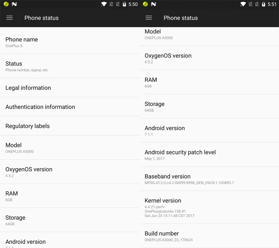 Oneplus 5 Snapdragon 835 Octa Core 6/8 ГБ Оперативная память 64/128 ГБ Встроенная память 5," FHD две 16MP NFC отпечатков пальцев 3300 мАч смартфон