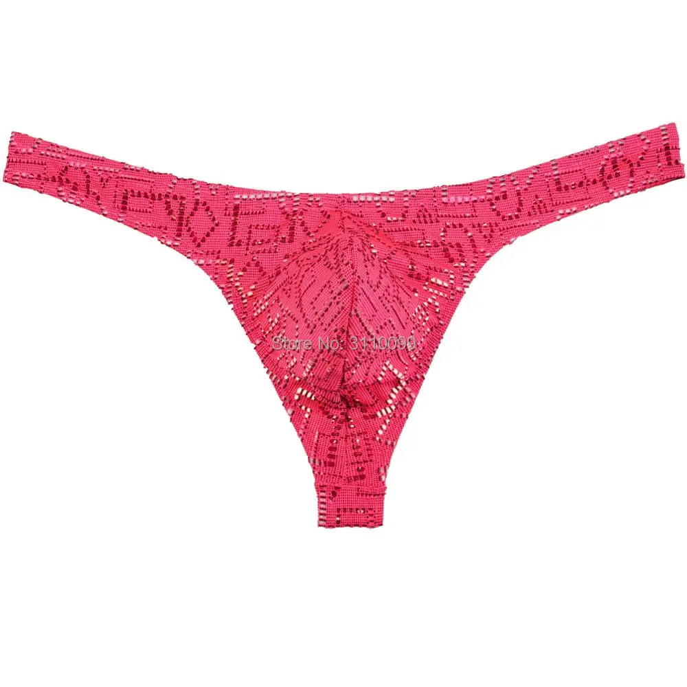 Бикини Self Design мужские стринги нижнее белье жаккардовые с выступающим мешочком