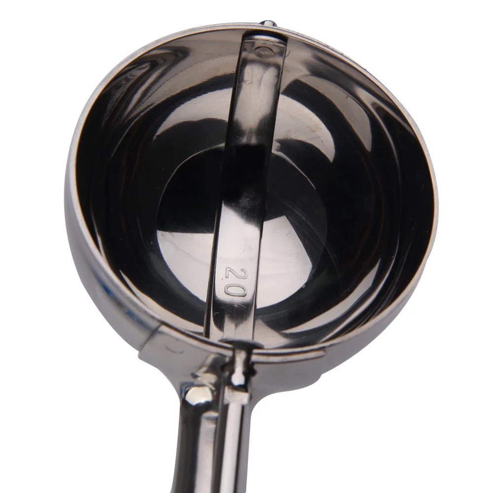 Акция продукции ложка из нержавеющей стали для мороженого 5 см серебристая | Дом и