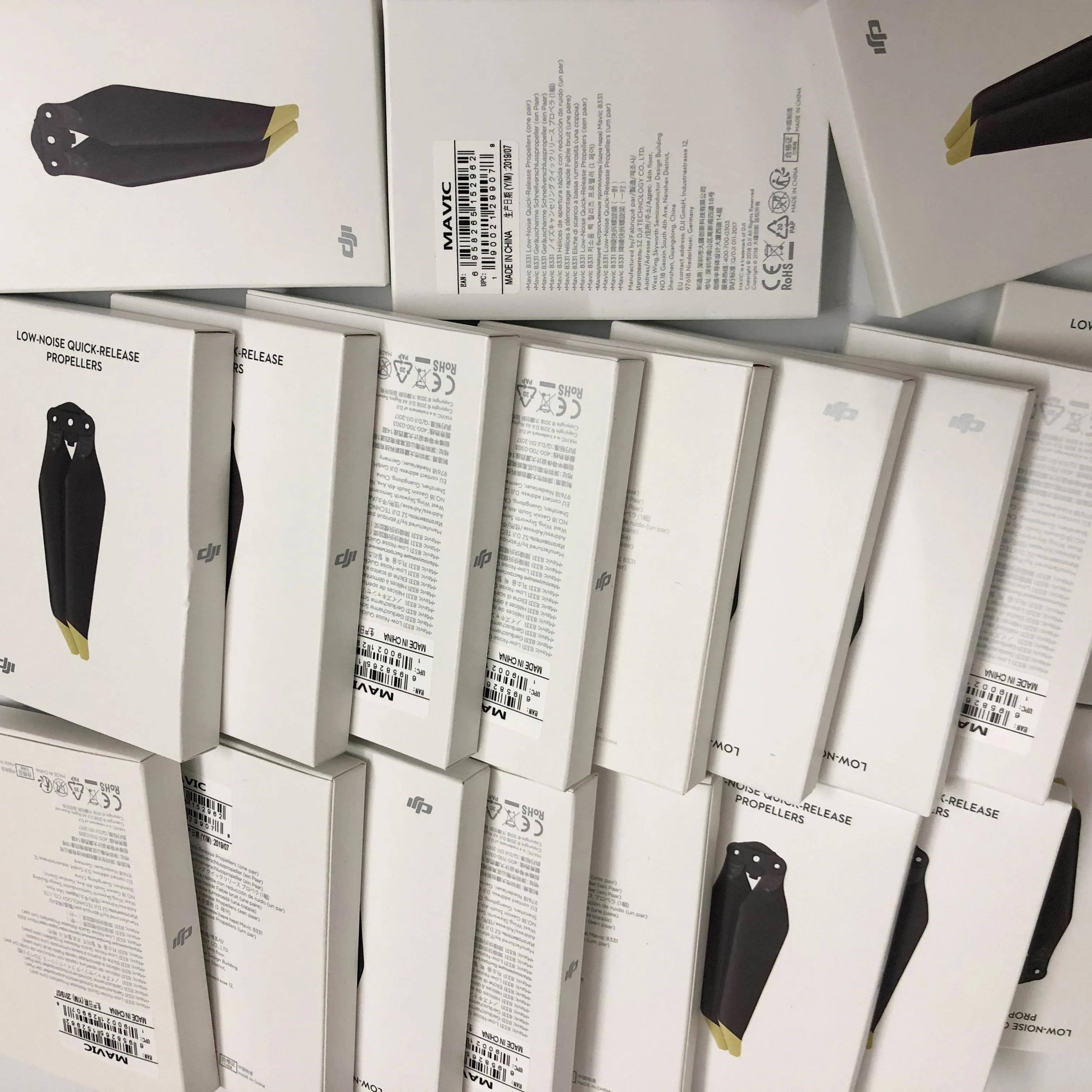 2 пары 4 пары DJI Mavic Pro Platinum 8331 малошумные быстросъемные пропеллеры золотистого цвета для DJI Mavic pro серии