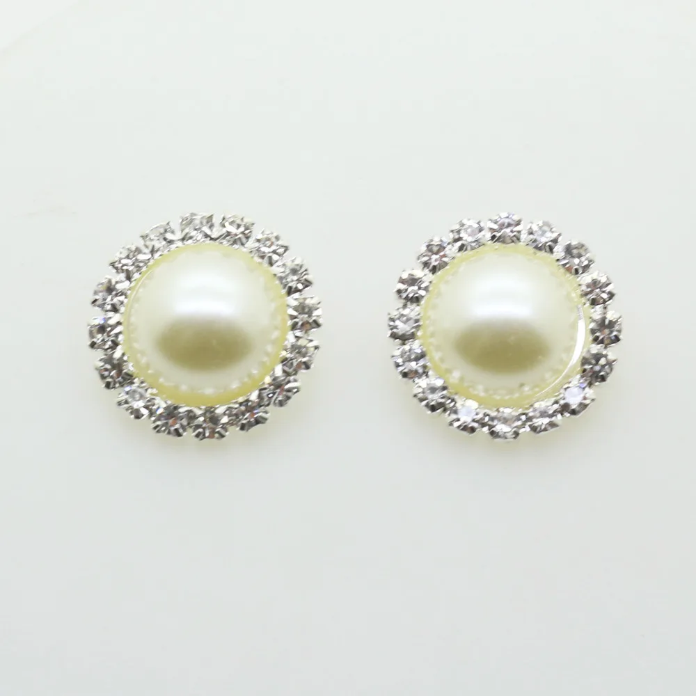 Блестящие жемчужные пуговицы 10 шт./лот 20 мм швейная пуговица для одежды свадебное