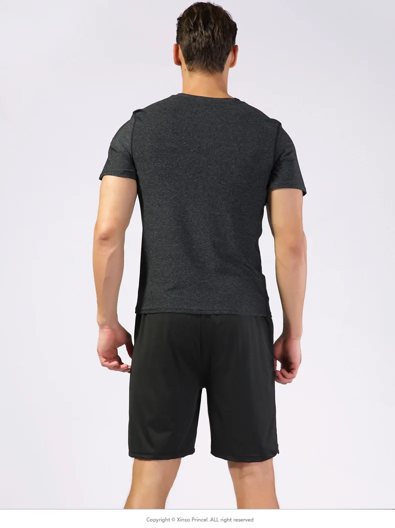 Rlyaeiz абсолютно новый Быстросохнущий набор мужской спортивный костюм 2018 Летние