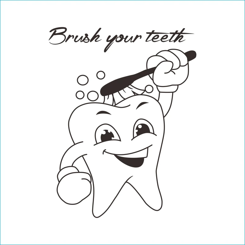 Pegatina diente dientes теги dentista hueco в окне vinilo клиника Стоматологическая картель смешной