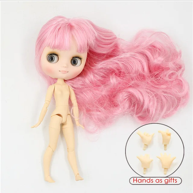j-matte face Фабрика blyth middie кукла bjd 1/8 матовое лицо шарнирное тело 20 см голая кукла - Color: j-matte face