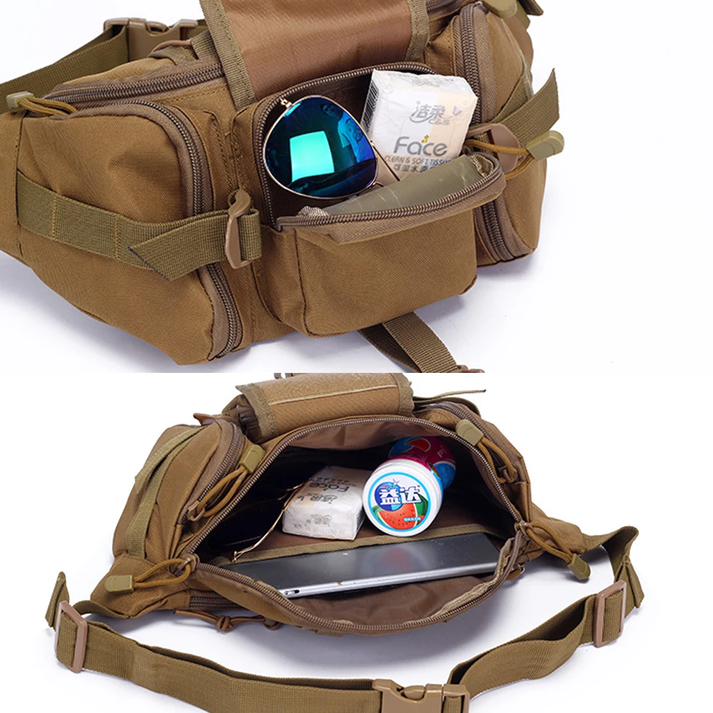 

2019 Adjustable Men's Utility Tactical Waist Pack Pouch Outdoor Bag Pouch Military Camping Hiking Belt Bags