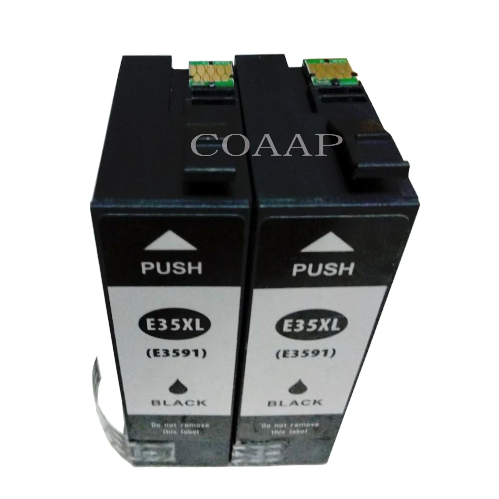 2 пакета совместимый EPSON T3591 Черный чернильный картридж для рабочей силы Pro WF 4720DWF