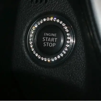 Автомобильный Стайлинг кнопка старт стоп кольцо для ключа зажигания LADA Vesta Granta 1300