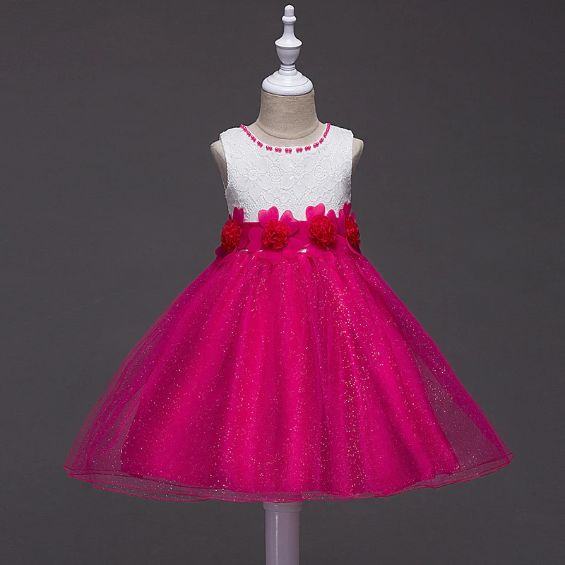 Свадебное платье с цветочным рисунком для девочек Vestidos/ г. Детская одежда для девочек Детские платья для девочек, костюм летнее платье для подростков от 4 до 14 лет