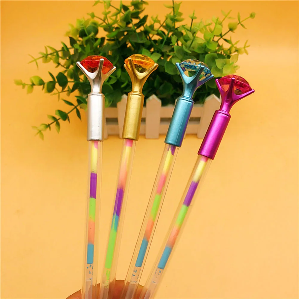 Новые креативные гелевые ручки корейских цветов милые большие цветные с