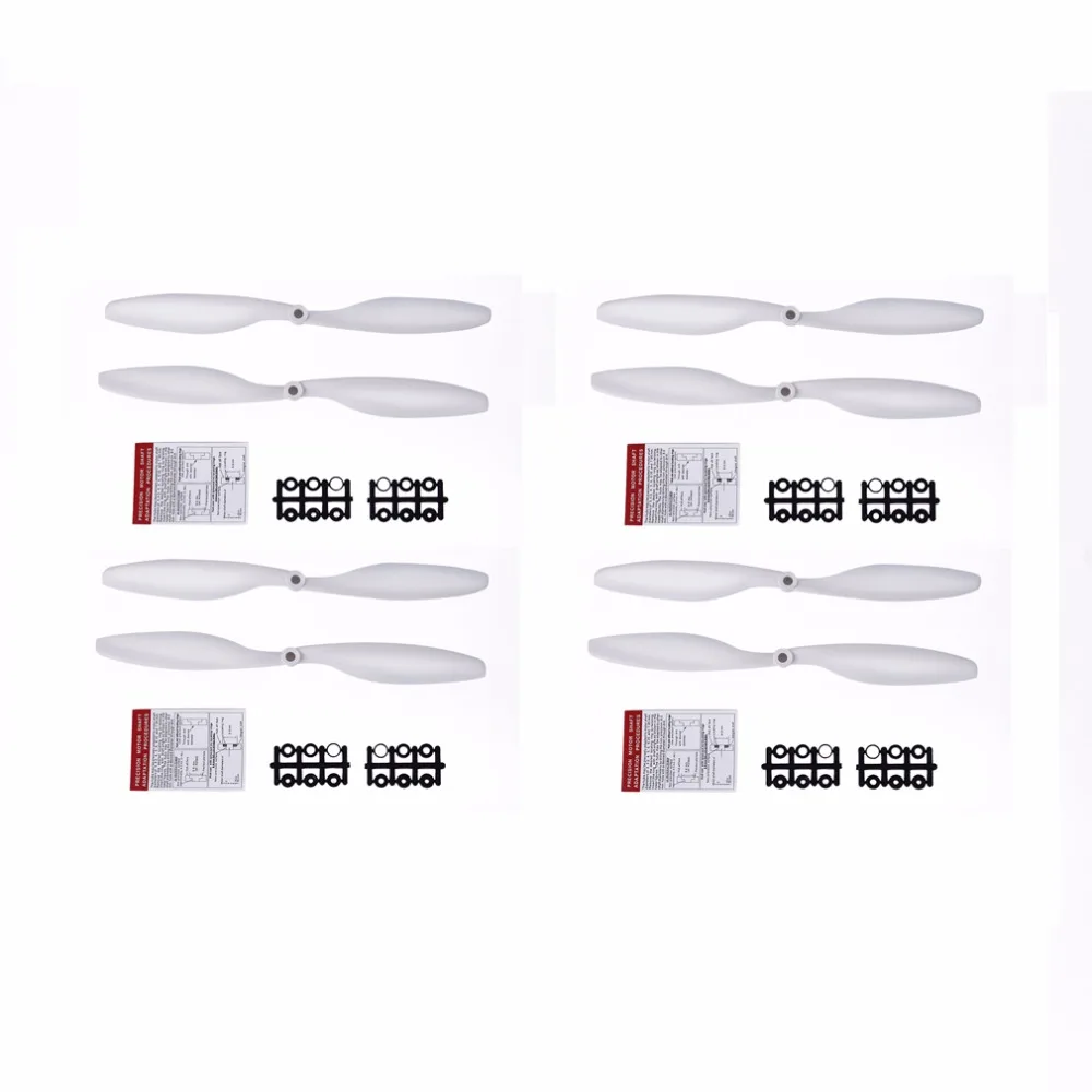 8 шт. 1045 пропеллер Prop CW CCW Blade для DJI F450 F550 RC DIY камера Дрон Квадрокоптер запасные