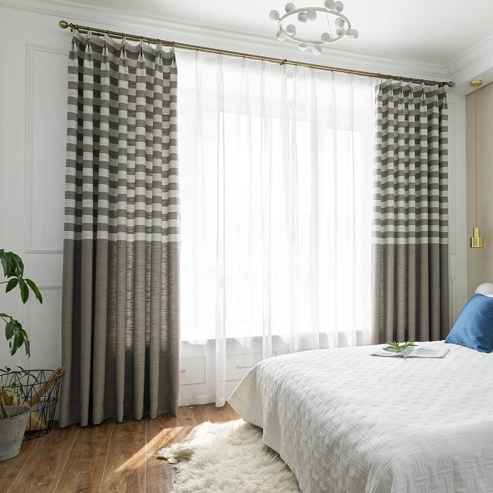 Занавеска DSinterior в современном стиле для гостиной окна изготовленные на