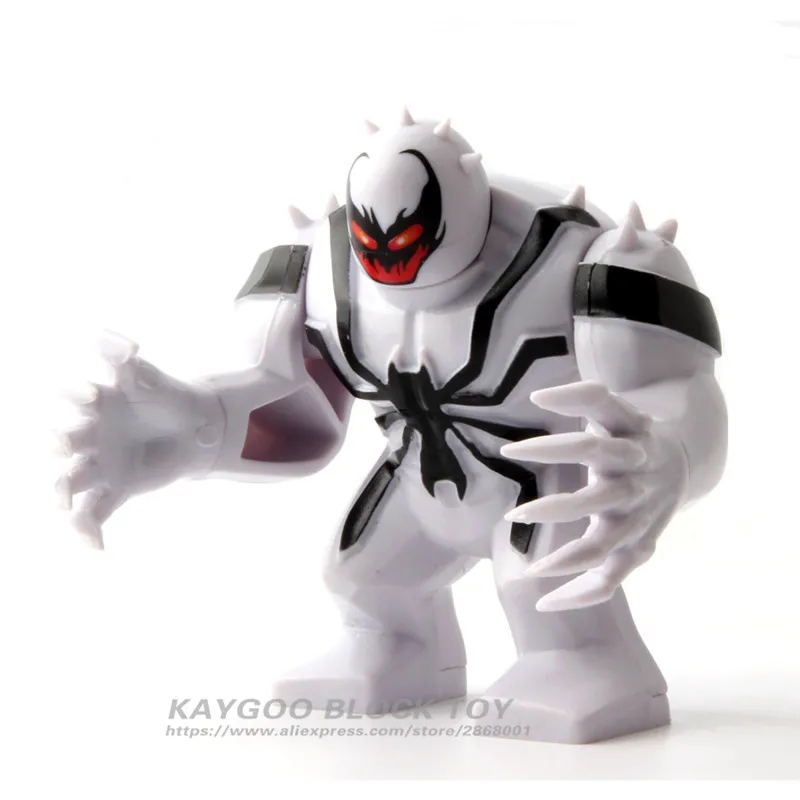 Конструктор с героями из мультфильма Супергерои Бэтмен мстители Anit Venom Hulk бане