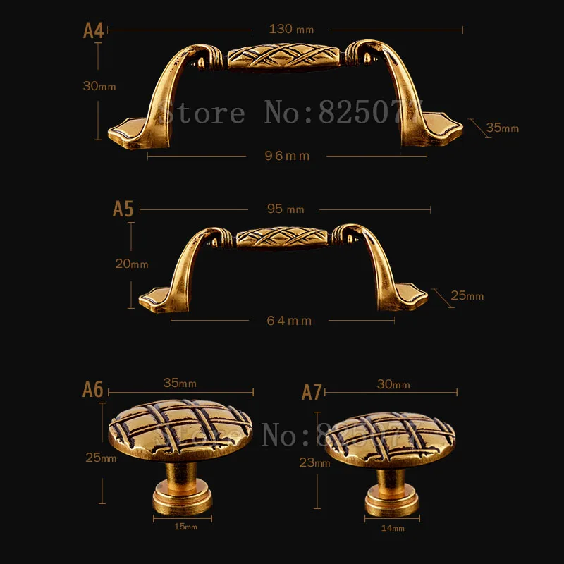 10 шт. Новый Ретро кухонный шкаф дверные ручки и ящик антикварная классическая