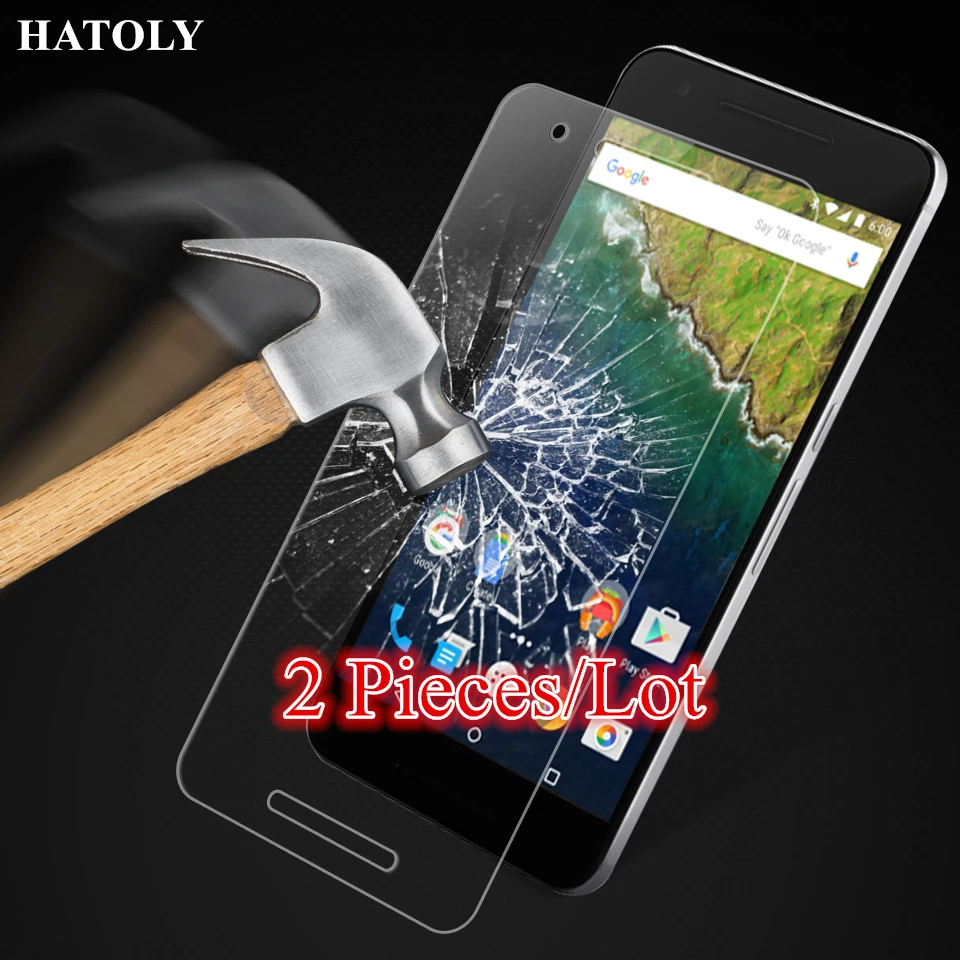 Для стекла Nexus 6P закаленное стекло для Защита экрана Huawei HD Защитная тонкая пленка