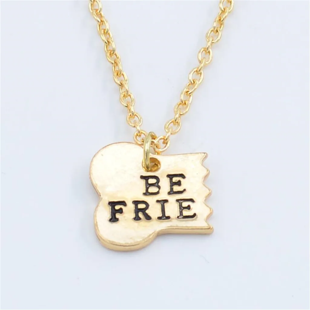 design 2 pcs Best Friends Matching Necklace &amp Dog Tag Clip Bone Key Chain Friendship Fashion Jewelry gift for women | Украшения и