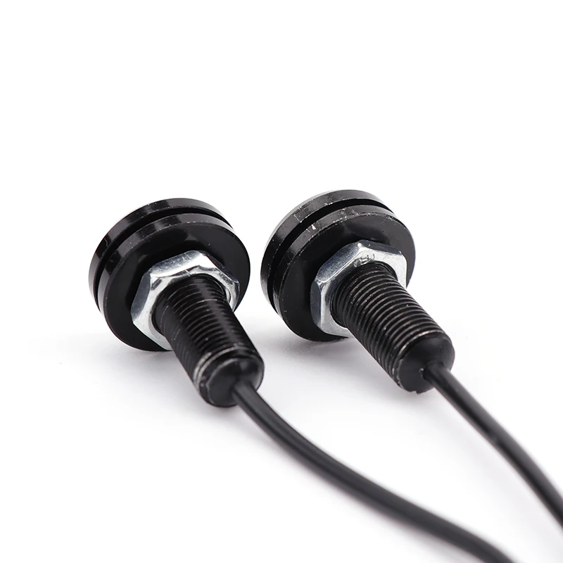 2 шт./лот светодио дный дневные Подножка огни DRL орел глаза 12 В 6500 К 22 мм туман лампы