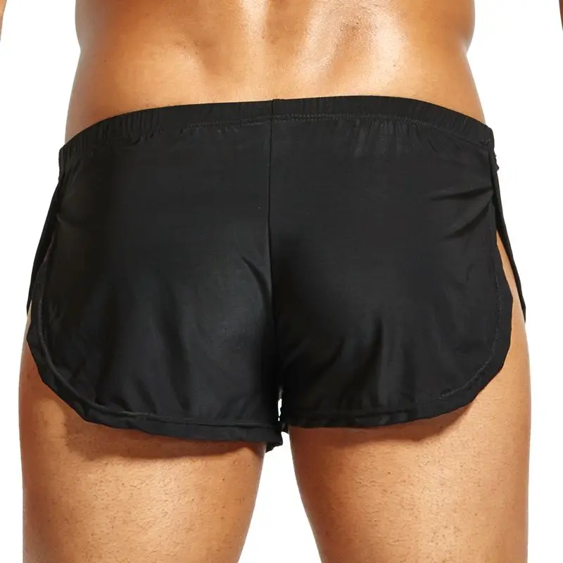 Бренд JOCKMAIL, мужское сексуальное нижнее белье, боксеры, шорты, ледяной шелк, мужские трусы для дома, ночное и нижнее белье, Гей Нижнее белье, трусы