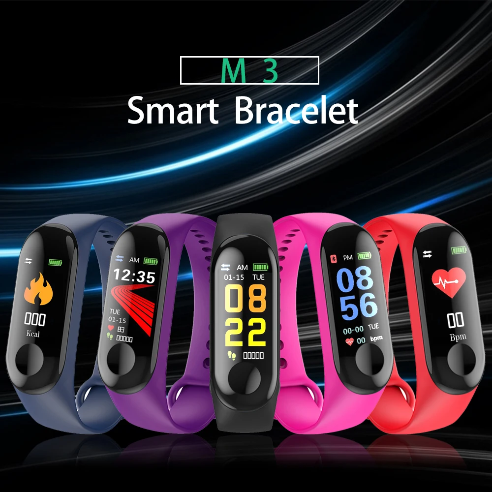 Водонепроницаемый смарт браслет MODOSON M3 с Bluetooth для samsung huawei xiaomi mi iphone 3 4 5 6 7 8 X XS MAX