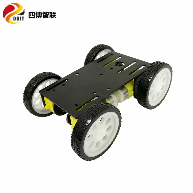 SZDOIT C101 Metal 4WD Smart Tank Car Chassis Kit Robot Platform With TT Motor DIY For Arduino