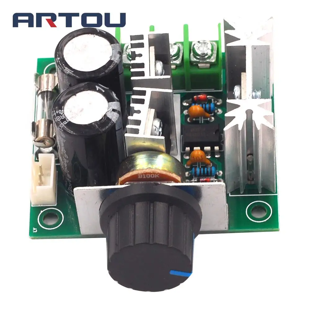 DC 12V 24V 30V 40V 13KHZ режимы авто PWM регулятор скорости двигателя переключатель