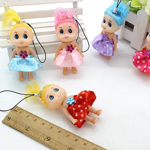 6 шт. милый игрушечный подарок для девочки мини кукла дзунг спутанная брелок